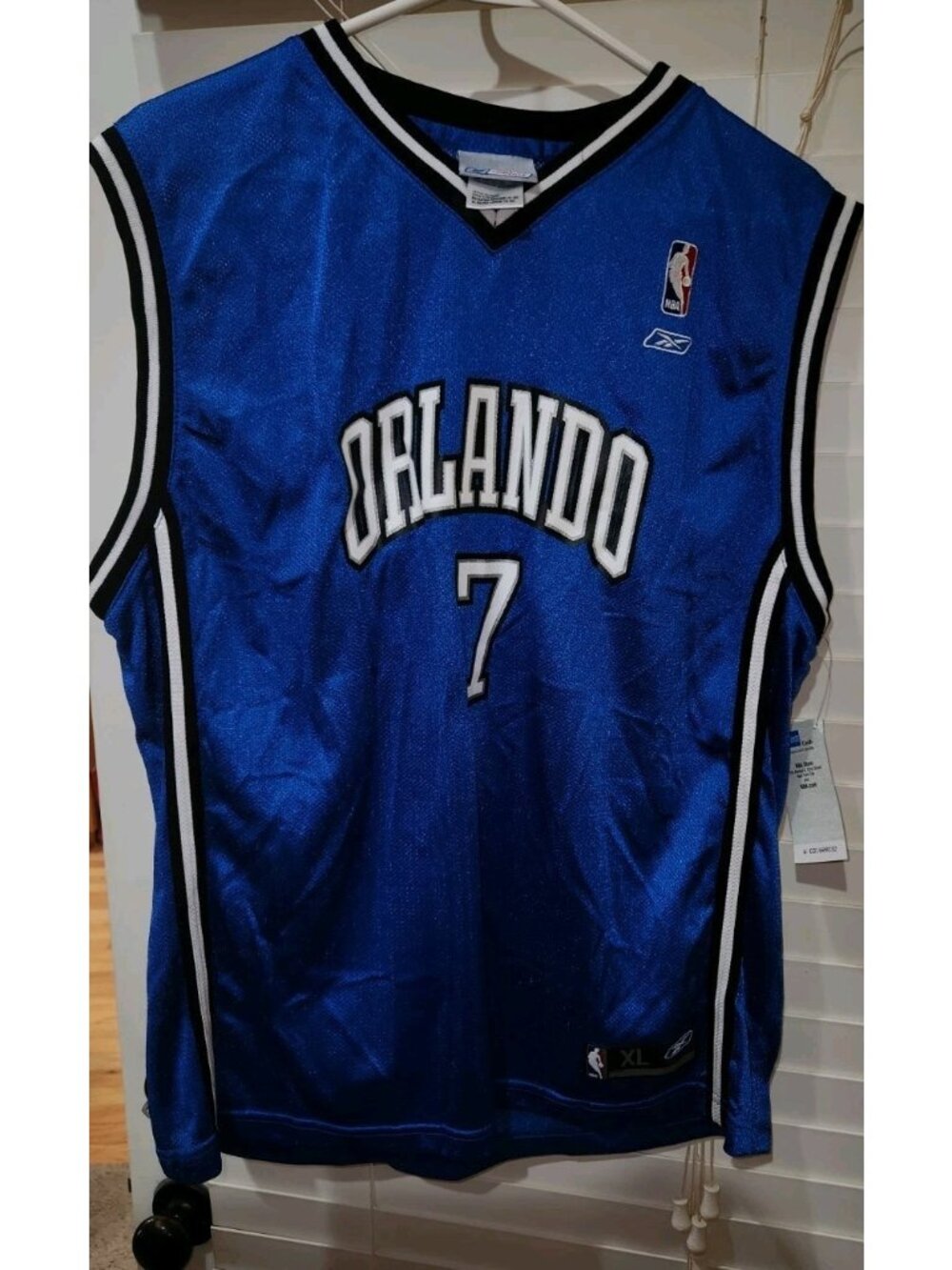 Reebok NBA ORLANDO MAGIC JJ Redick #7 Blue Jersey Size YOUTH XL 18/20 new w/tags
